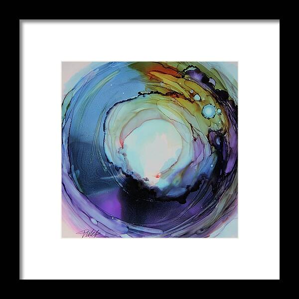 Abstract Art Prints Framed Print featuring the painting Magic Potion by Tracy Male