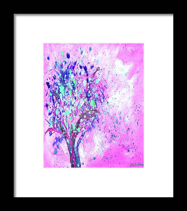 Tree Framed Print featuring the painting Magic Tree by Gina De Gorna