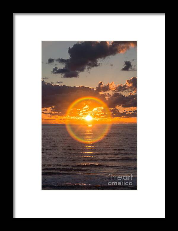 Sunset Framed Print featuring the photograph Magical Moment by Ana V Ramirez