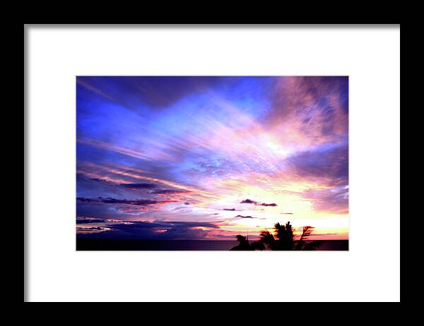Sunsets Framed Print featuring the photograph Magnificent Sunset by Karen Nicholson