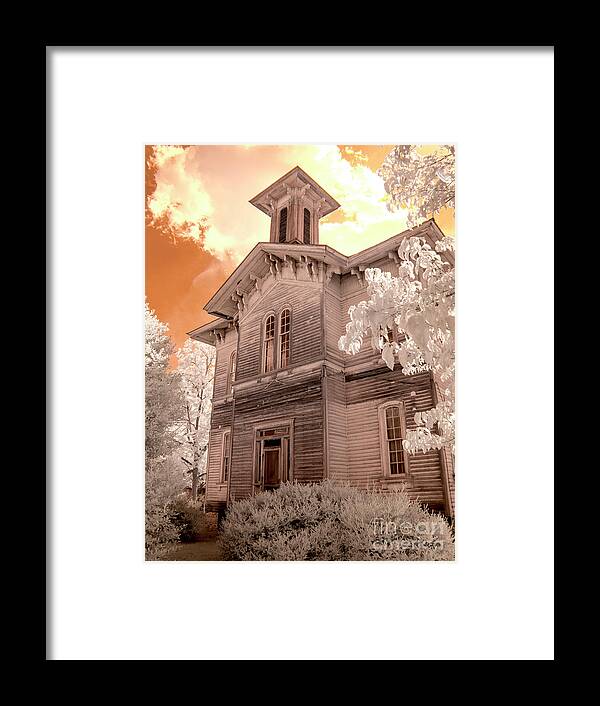 American Gothic Style Framed Print featuring the photograph Magnolia Academy by Stephanie Petter Garrett