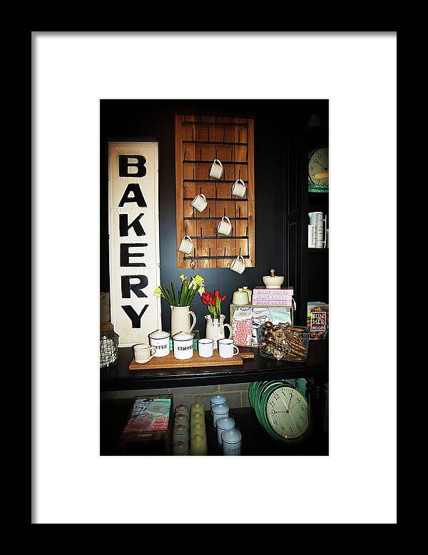 Bakery Framed Print featuring the photograph Magnolia Market Bakery Display by Lynn Bauer