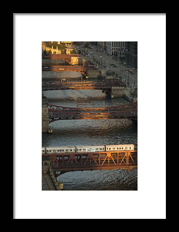 Chicago Framed Print featuring the photograph Main Stem Chicago River by Steve Gadomski
