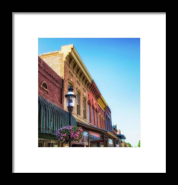 Van Buren Arkansas Framed Print featuring the photograph Main Street Gingerbread by James Barber