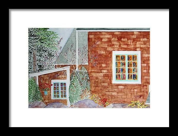 Maine Art Framed Print featuring the painting Maine Welcomes Spring 2009 by Larry Wright