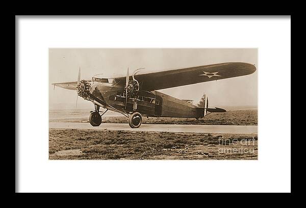 Maitlands Fokker Tri Motor Airplane Framed Print featuring the photograph Maitlands Fokker Tri Motor Airplane by Padre Art