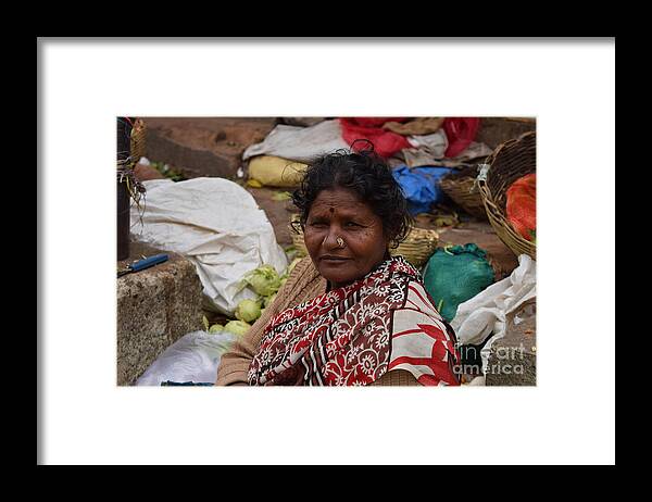Nose Pins Framed Print featuring the photograph Making a Living by Mini Arora