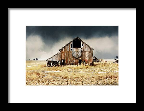 Barn Framed Print featuring the photograph Making History by Julie Hamilton