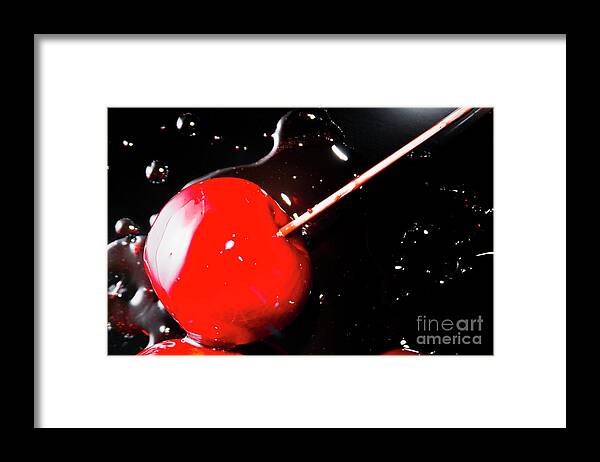 Apple Framed Print featuring the photograph Making homemade sticky toffee apples by Jorgo Photography