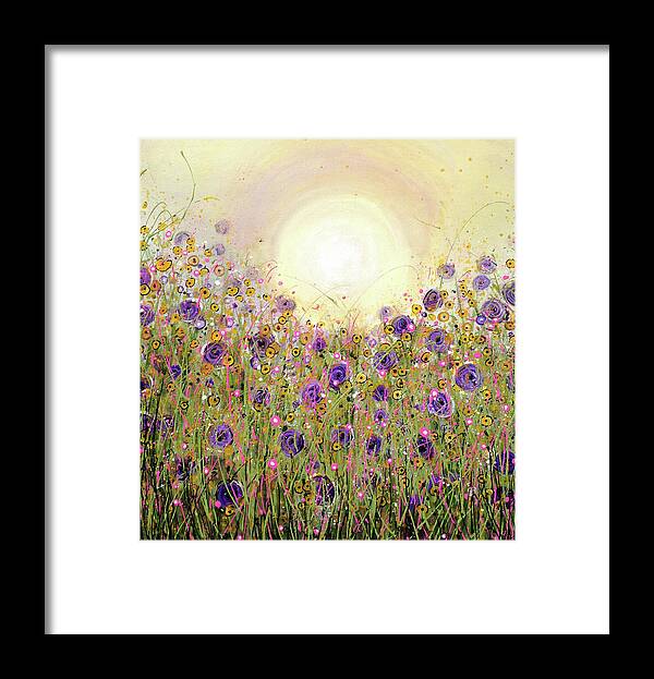 Landscape Art Framed Print featuring the painting Making My Soul Sing by Teresa Fry