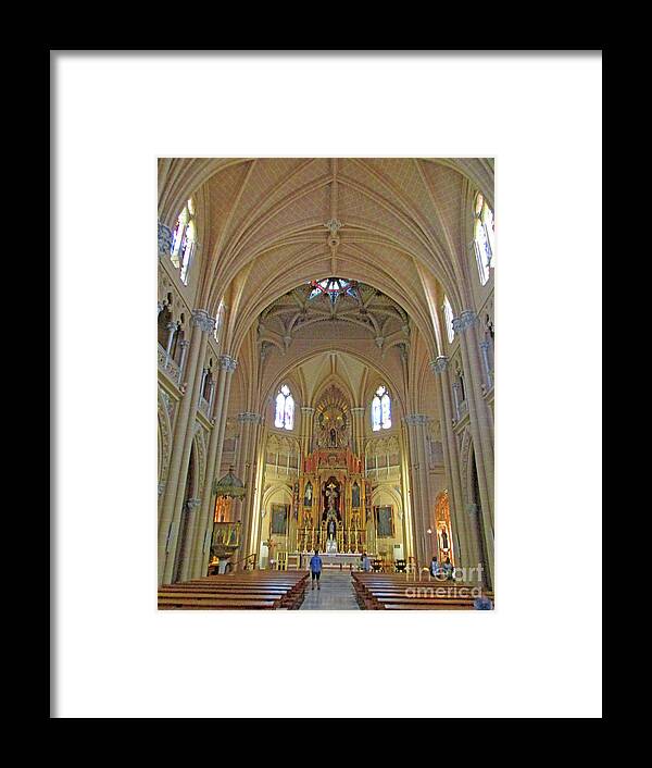 Malaga's Churches Framed Print featuring the photograph Malaga Church 5 by Randall Weidner