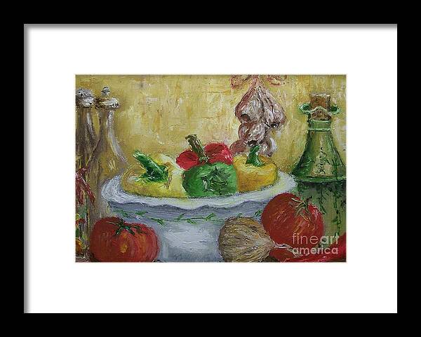 Still Life Framed Print featuring the painting Mama by Stephen King