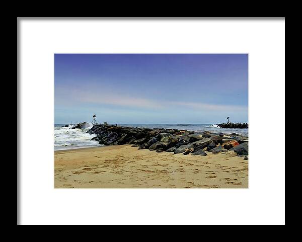 Landscape Framed Print featuring the photograph Manasquan by Sami Martin