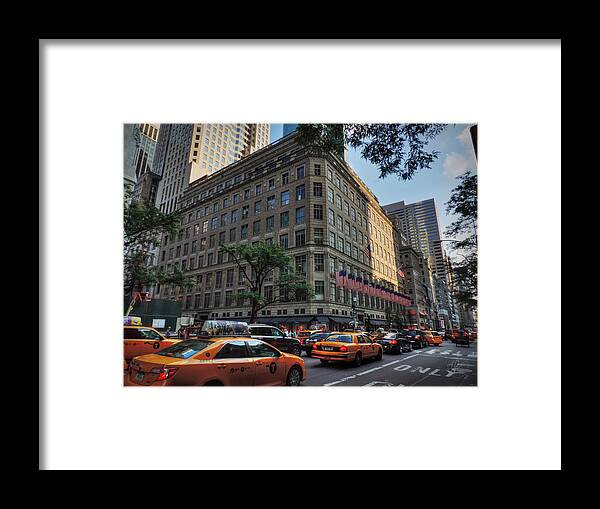 Manhattan Framed Print featuring the photograph Manhattan - 5th Ave. 004 by Lance Vaughn
