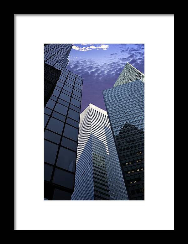 Architecture Framed Print featuring the photograph Manhattan Architecture by Al Hurley