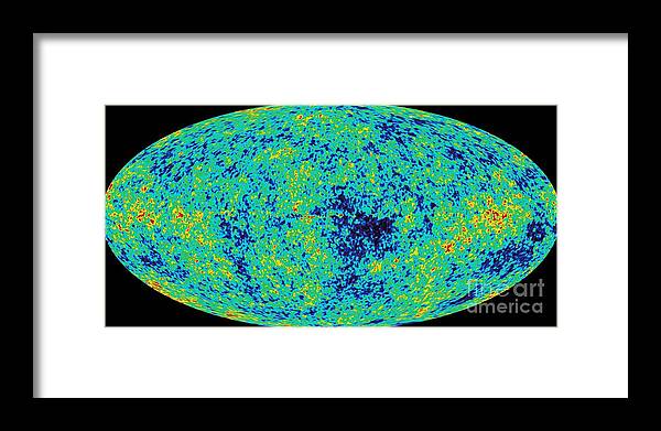 Age Framed Print featuring the photograph Map Microwave Background by NASA Science Source