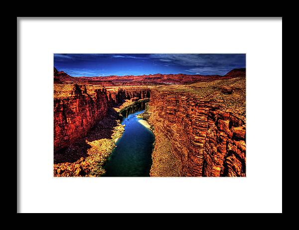 Arizona Framed Print featuring the photograph Marble Canyon from the Navajo Bridge by Roger Passman