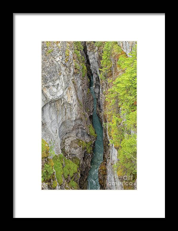 Alberta Framed Print featuring the photograph Marble canyon gorge by Patricia Hofmeester
