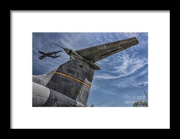 Lockheed C-141 Starlifter Framed Print featuring the photograph March Field Air Museum by Tommy Anderson