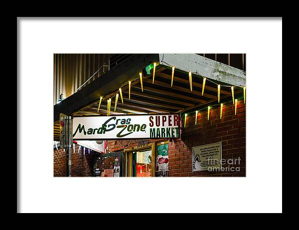 Mardi Gras Framed Print featuring the photograph Mardi Gras Zone - New Orleans by Kathleen K Parker