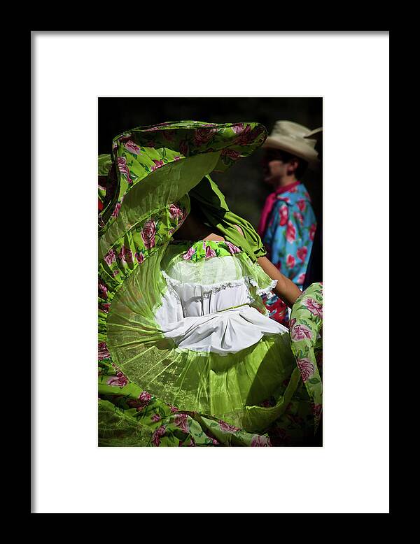 Mariachi Framed Print featuring the photograph Mariachi Dancer 3 by Swift Family