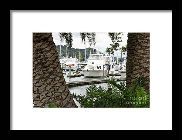 Waves Framed Print featuring the photograph Marina view by Yurix Sardinelly