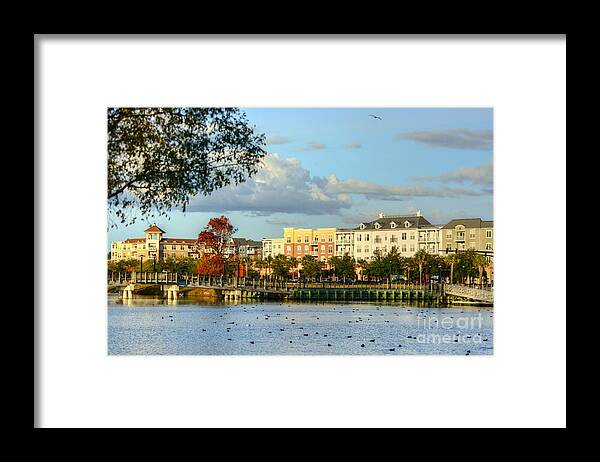 Scenic Framed Print featuring the photograph Market Common Myrtle Beach by Kathy Baccari