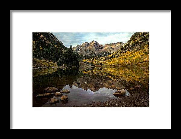Maroon Bells Framed Print featuring the photograph Maroon Mornings by Ryan Smith