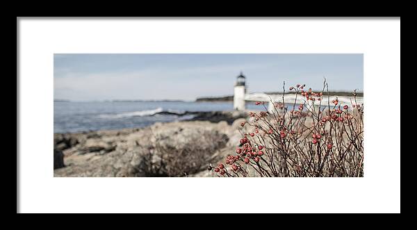 Maine Framed Print featuring the photograph Marshall Point by Chad Tracy