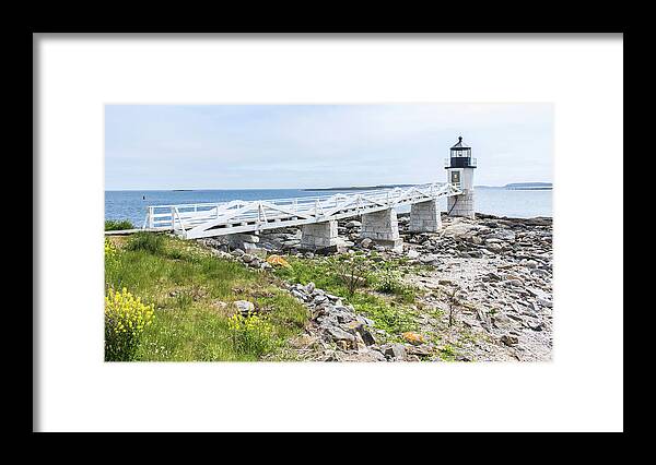 Marshall Point Lighthouse Framed Print featuring the photograph Marshall Point Lighthouse by Holly Ross