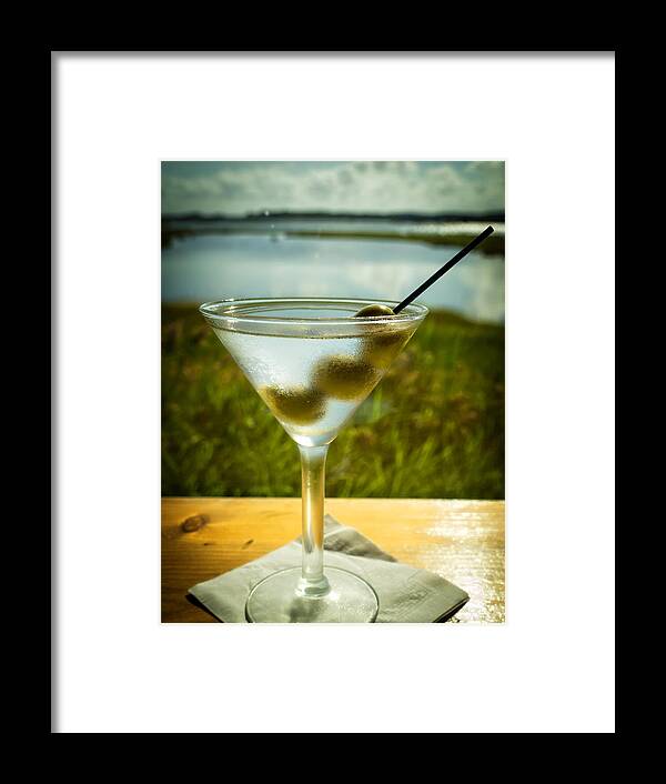 Martini Framed Print featuring the photograph Martini on Fine Summer Day by David Kay