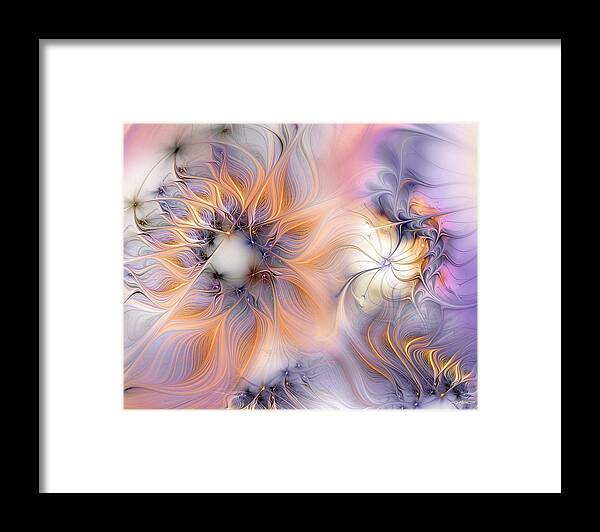 Abstract Framed Print featuring the digital art Marvel by Casey Kotas