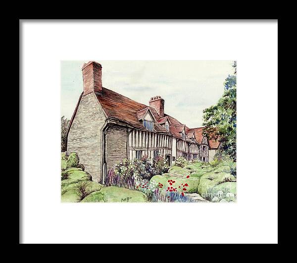 Art Framed Print featuring the painting Mary Ardens Home by Morgan Fitzsimons