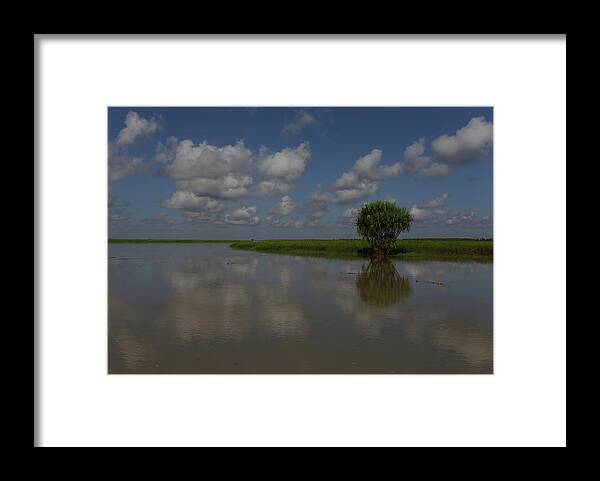 Mary River Framed Print featuring the photograph Mary River Floodplains - Australia by Julian Wicksteed