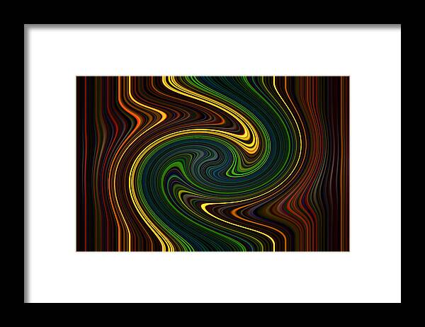 Lines Framed Print featuring the photograph Masculine Waves by Sheila Kay McIntyre