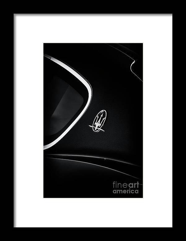 Maserati Framed Print featuring the photograph Maserati GranTurismo V8 by Tim Gainey