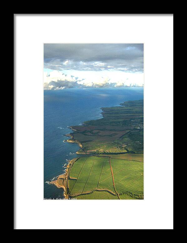 Maui Framed Print featuring the photograph Maui Coastline by Nicole I Hamilton