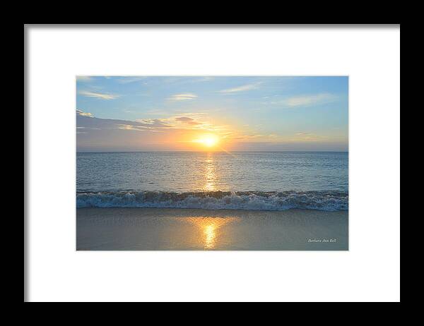 Obx Sunrise Framed Print featuring the photograph May 23 Sunrise by Barbara Ann Bell
