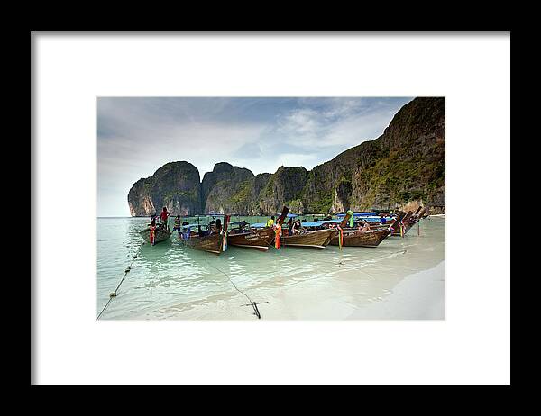 Phi-phi Leh Framed Print featuring the photograph Maya Beach, Phi-Phi Leh Island by Aivar Mikko
