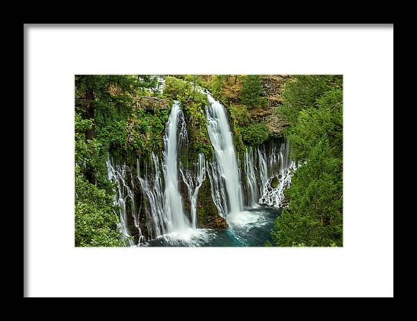 California Framed Print featuring the photograph McArthur-Burney Falls by Bill Gallagher