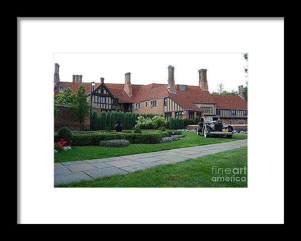 Concours D'elegance Framed Print featuring the photograph Meadowbrook Hall by Grace Grogan
