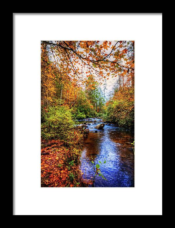 Apalachian Framed Print featuring the photograph Meandering in the Mountains by Debra and Dave Vanderlaan
