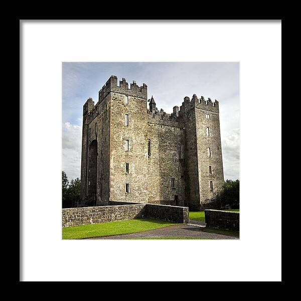 Bunraty Framed Print featuring the photograph Medieval Bunraty Castle Ireland by Pierre Leclerc Photography