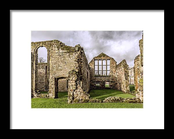 Castle Framed Print featuring the photograph Medieval Ruins by Nick Bywater