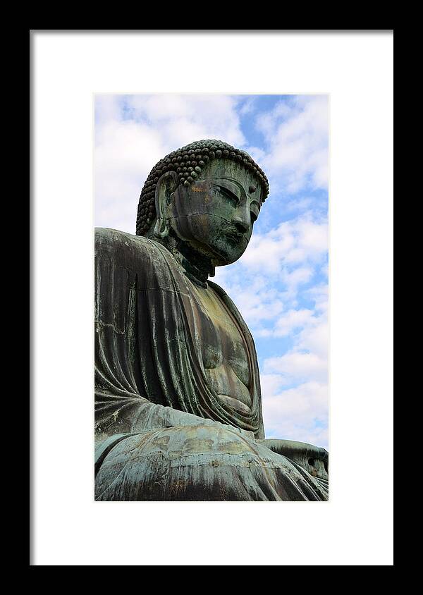 Grand Buddha Framed Print featuring the photograph Meditation by Corinne Rhode