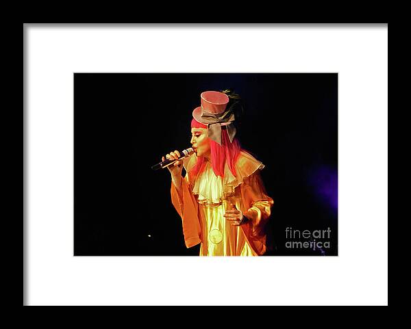 Madonna Framed Print featuring the photograph Madonna Tears of a Clown II by Marguerita Tan