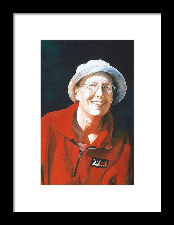 Portrait Framed Print featuring the painting Melody by Barbara Pease