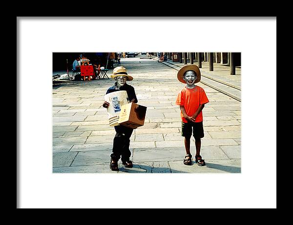 Big Easy Framed Print featuring the photograph Memories of a Better Time The Children of New Orleans by Alexandra Till