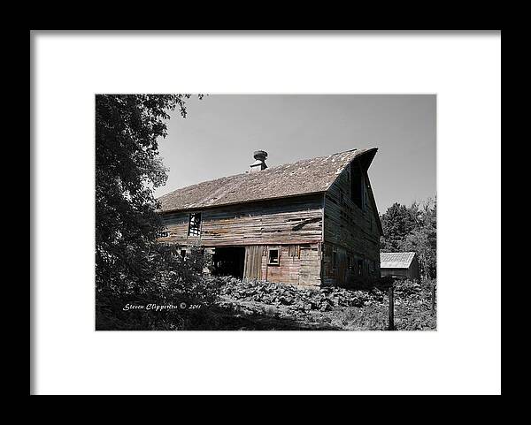 Barn Framed Print featuring the photograph Memories by Steven Clipperton