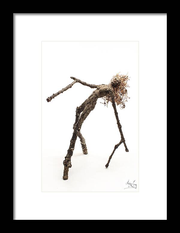 Sculpture Framed Print featuring the mixed media Memory by Adam Long